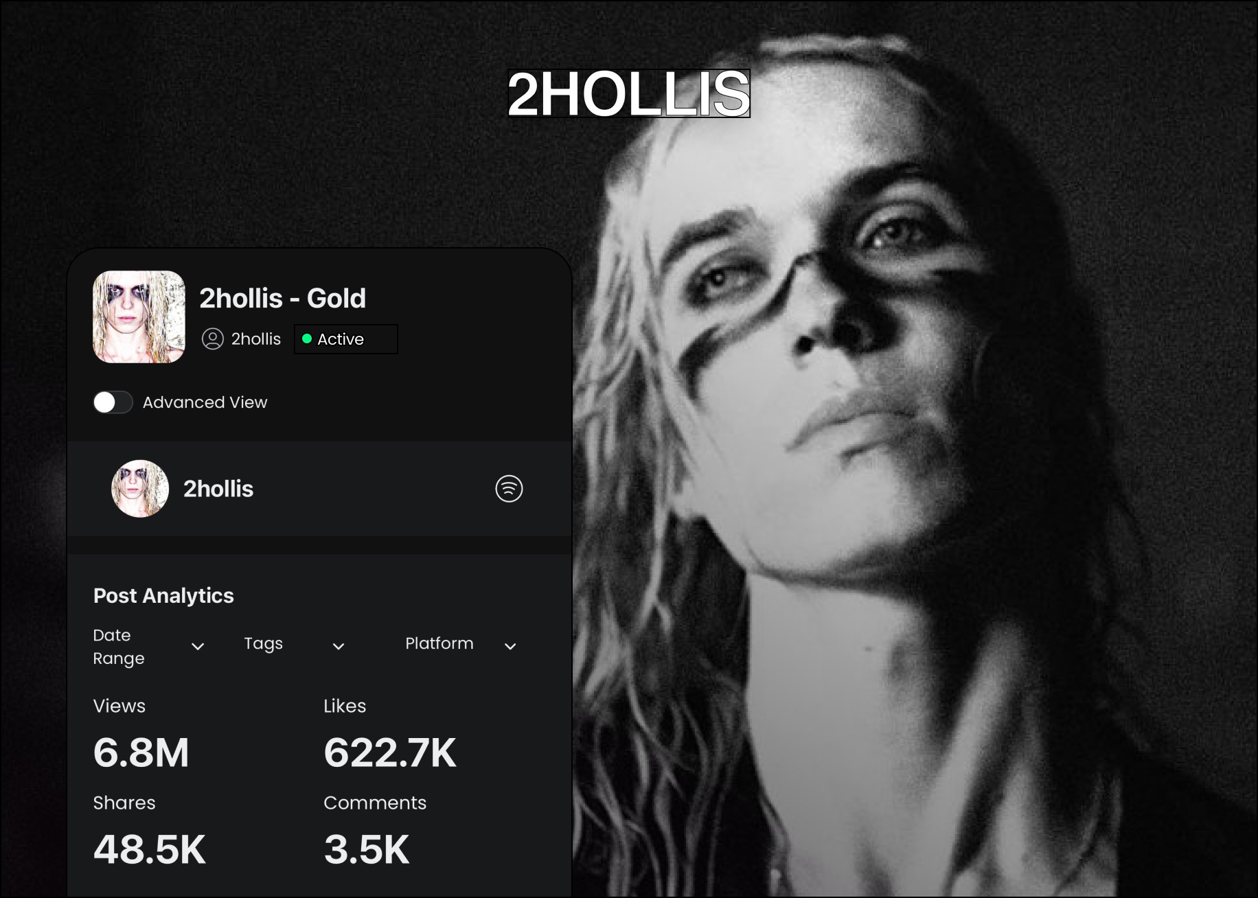 2Hollis — 2hollis #Gold Campaign - No. 12 Trending on Instagram